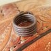 Womens Western Ring Band of Rustic Vintage Ranch Wire