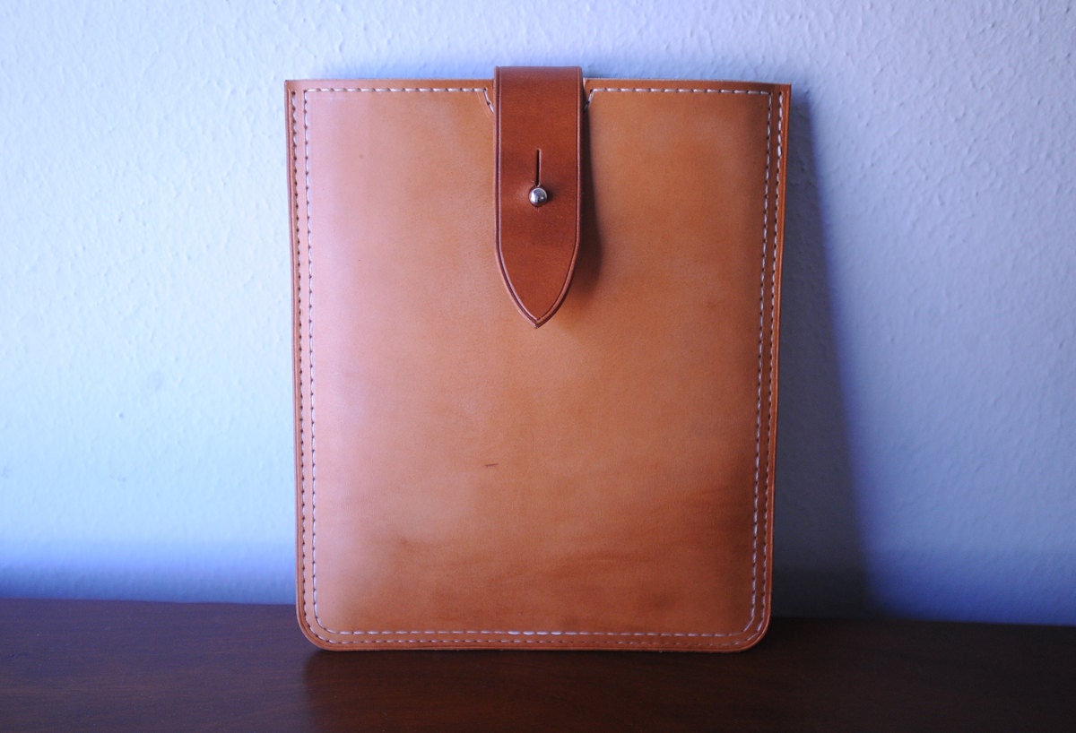 SLEEVE Leather iPad tablet case EcoFi felt lining