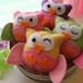 Mini Felt Plush Owls - Owl Ornament - Party or Baby Shower Favors - Colors and Quantity of your Choice