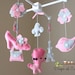 Baby Crib Mobile - Baby Mobile - Nursery Paris Mobile - French Mobile "A night in Paris"(You can pick your colors) Mobile - Crib Mobile
