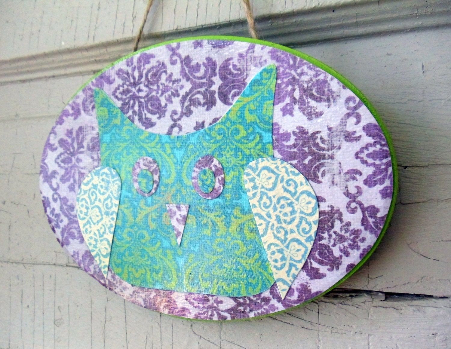 5x7 Wooden Owl Wall Hanging
