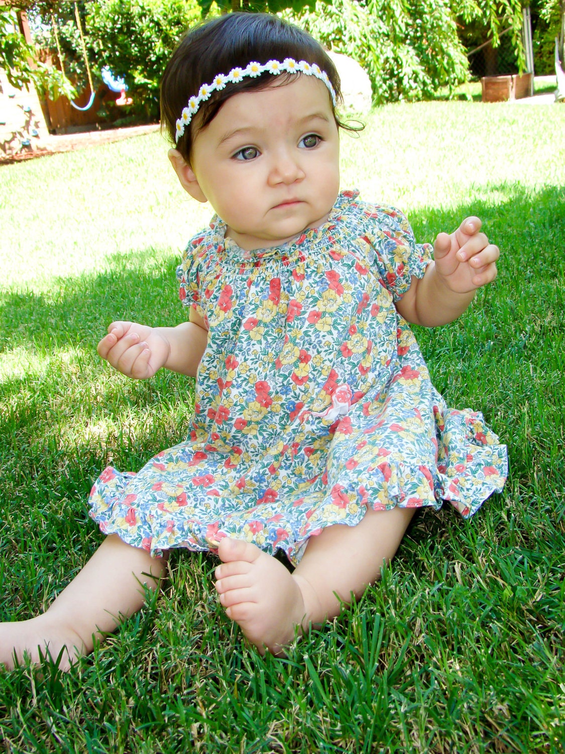 20% OFF ENTIRE ORDER. Itty bitty hippie flower headband, baby headbands, newborn headbands, infant, toddler, adult