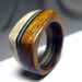 Antler and Wood Ring - Moose Antler and Ironwood Square Top Ring