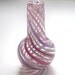 Mini Vase - Pink Purple White stripe :DISASTER RELIEF