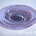 Mini Platter - Pink White Purple stripe : DISASTER RELIEF