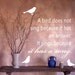 A bird...Sings Because It Has a Song - Inspirational Vinyl Decal Sticker For Smooth Surface Large 22"w x 20"t  TV