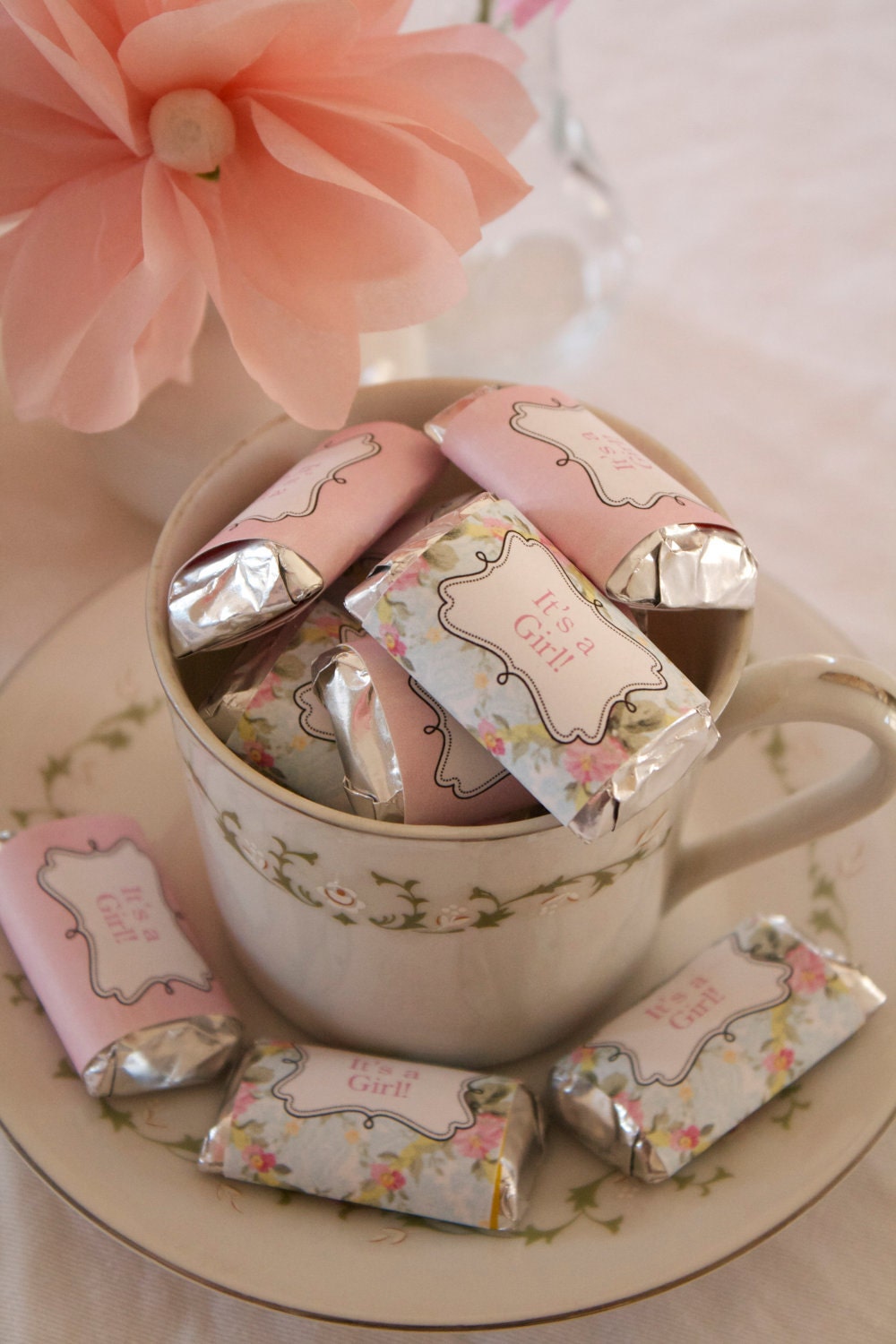 Shabby Chic Mini Candy Bar Wrappers