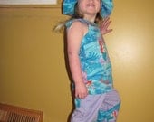 Ariel Pants, Shirt and Hat Set