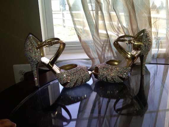Handmade Genuine Swarovski Crystal Shoes
