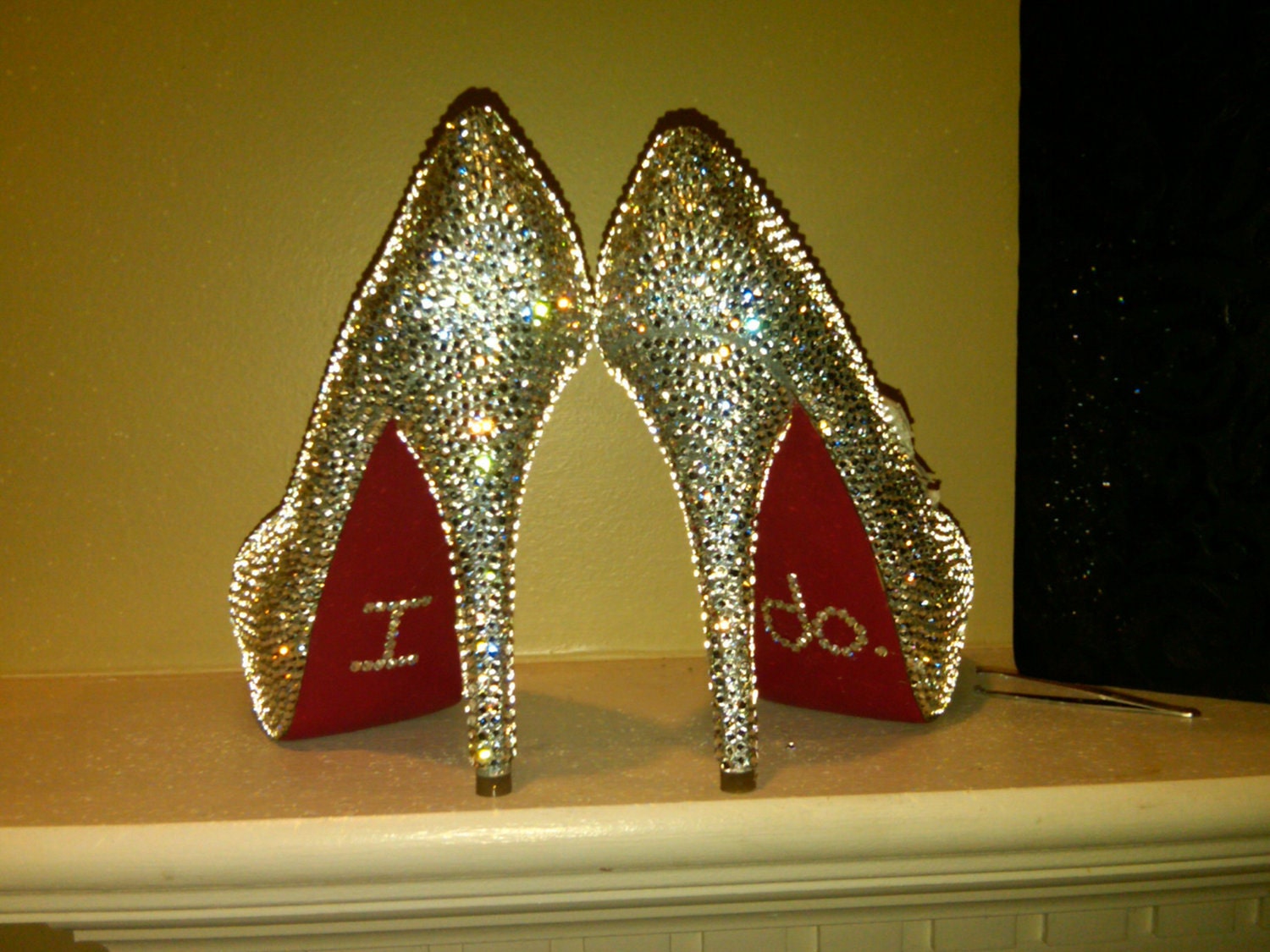 Handmade Genuine Swarovski Crystal Shoes