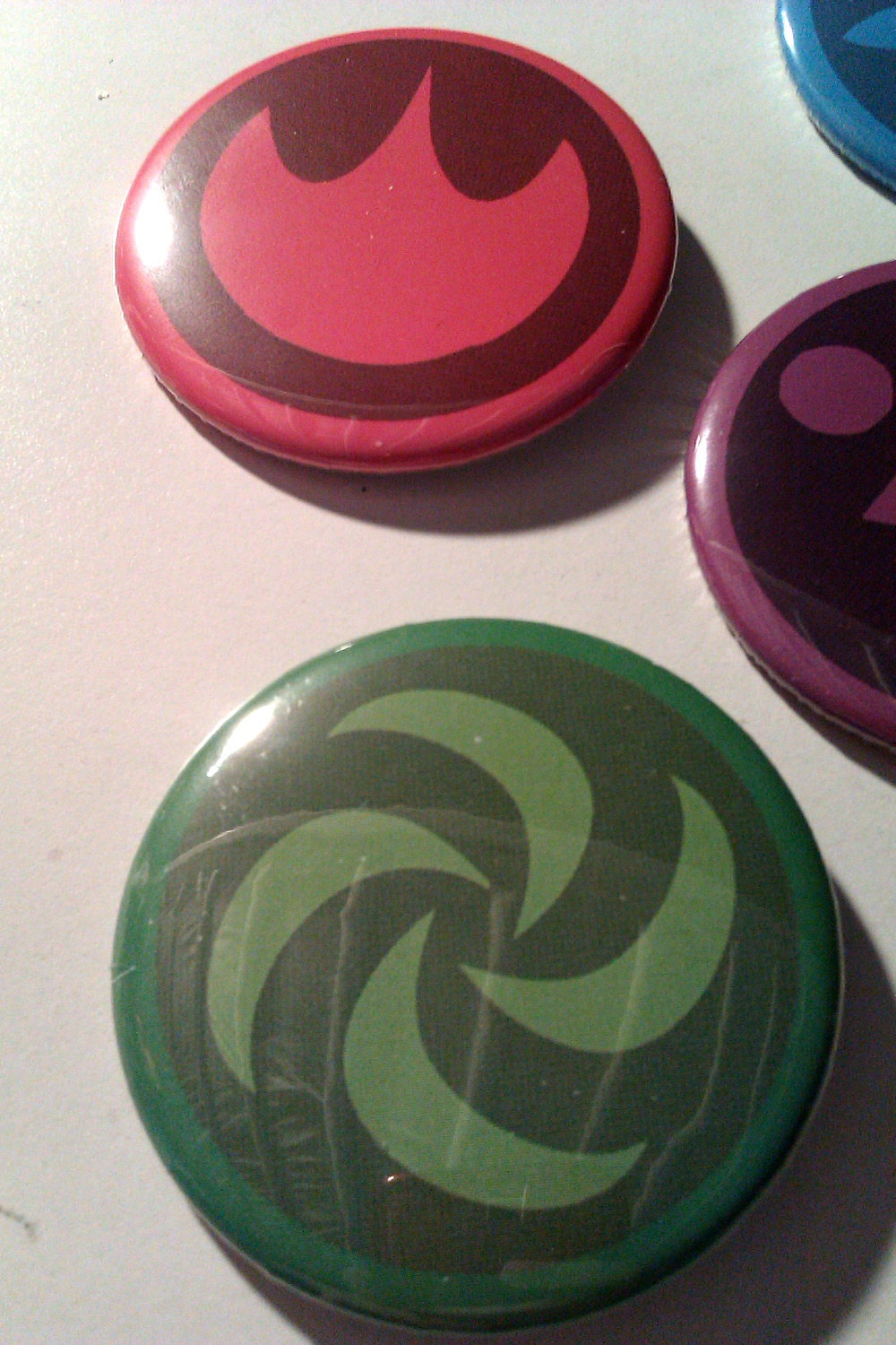The Legend of Zelda: Ocarina of Time - Sage Medallion Pinback Button Set of Six