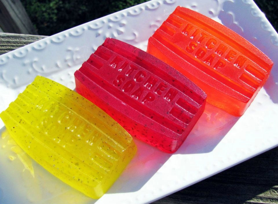 Kitchen Scrubbie Soap Singles