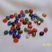 RESERVED for Anna Millefiori Oval Shaped (64) Glass Beads, Flower Design Glass Millefiori Beads