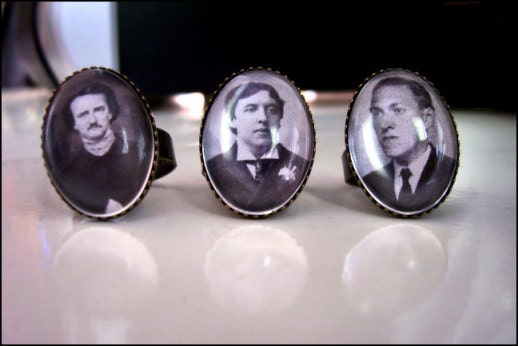 Author Ring Poe Lovecraft Wilde