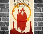 Lord of the Rings movie poster minimalist art movie print LOTR art poster print 11x17 Lord of the Coffee Rings