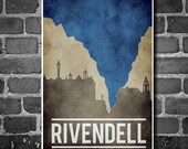 Lord of the Rings movie poster movie art film print LOTR art poster print 11x17 Rivendell
