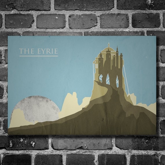 Game of Thrones poster movie poster minimalist print 11x17 The Eyrie