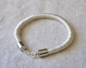 ATHENA rope bracelet // silver
