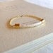 gold rope bracelet // ELIXIR // cream