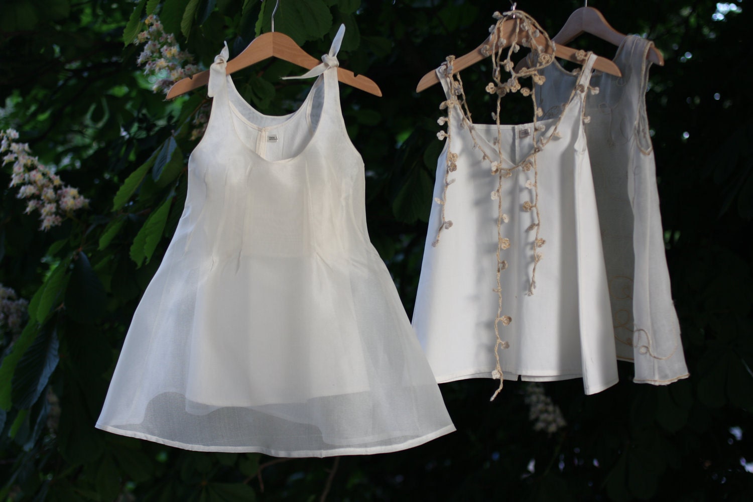 INVISIBLE FRIENDS No. 1 - Hand Tailored Hand Loomed Silk Girl's Dress - Mia