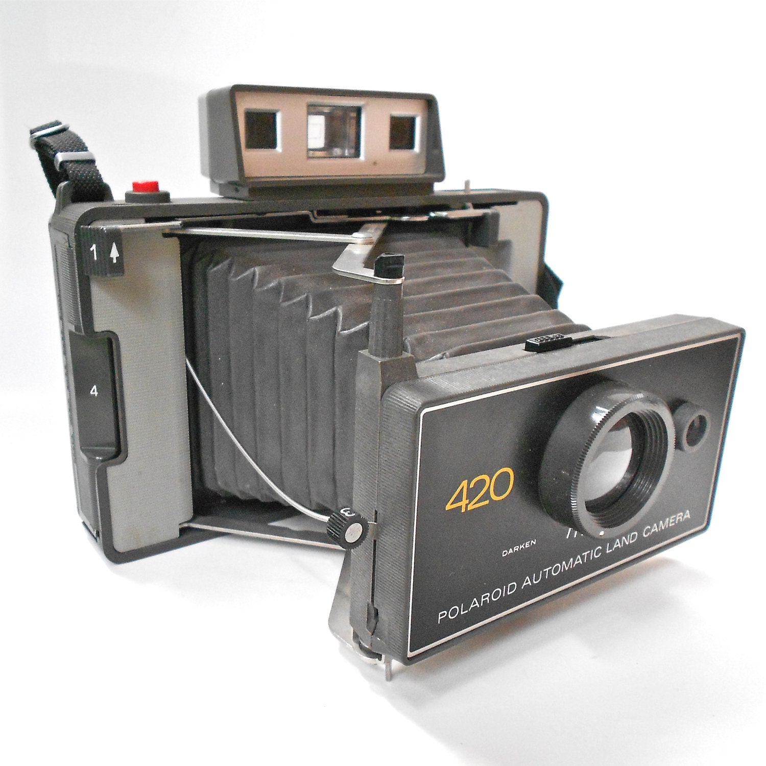Vintage Polaroid 420 Automatic Land Camera with Original Literature Early 1970s