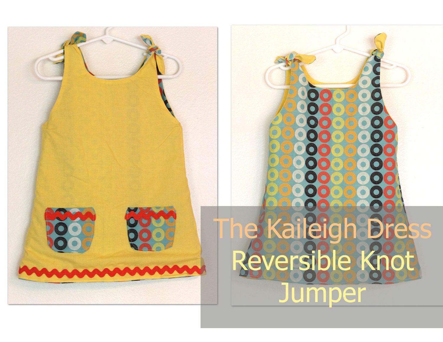 The Kaileigh-Reversible Knot Dress Pattern- Instant Download
