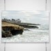 Sea Cliffs Photography - 8x12 photograph print - coastline Sunset Cliffs La Jolla California beach cottage office wall room decor 'Iron Sea'