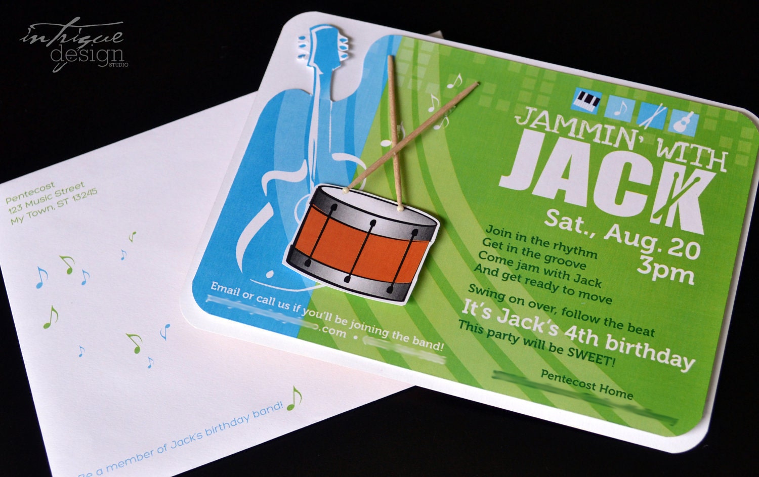 Jammin with (name) Party Printables - Complete Print It Yourself Package