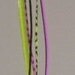 Watermelon Mix 5 Feather Hair Extension bundle handmade with all natural, Genuine Whiting Saddle Feathers