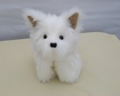 White Puppy Hand Puppet