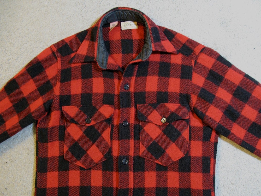 buffalo plaid wool shirt