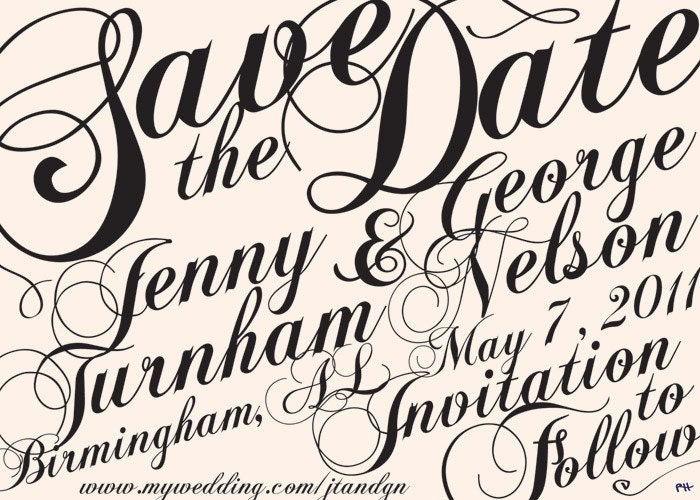 Scripted Save the Date