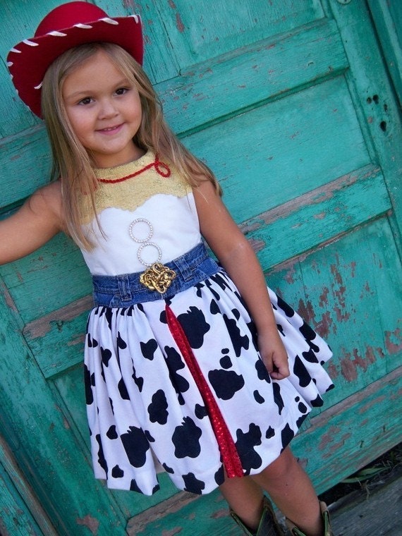 Jesse Inspired Dress, Toy Story Costume, Jesse Costume, Cowgirl Dress