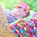 Summer's Delight Headband, Infant headband, photo prop, toddler headband, baby headpiece