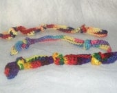 Dog Toys. Set of 3 Multi Colored Crochet Dog Ropes.