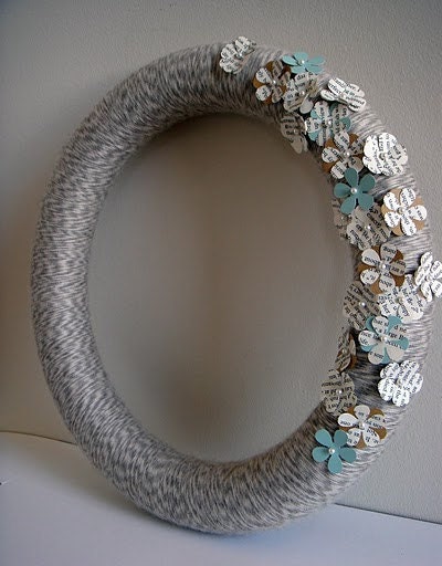 Yarn Wrapped Wreath