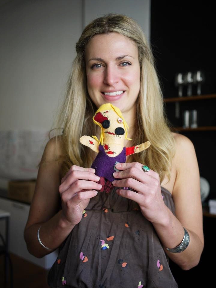 Personalised Felt Zombie