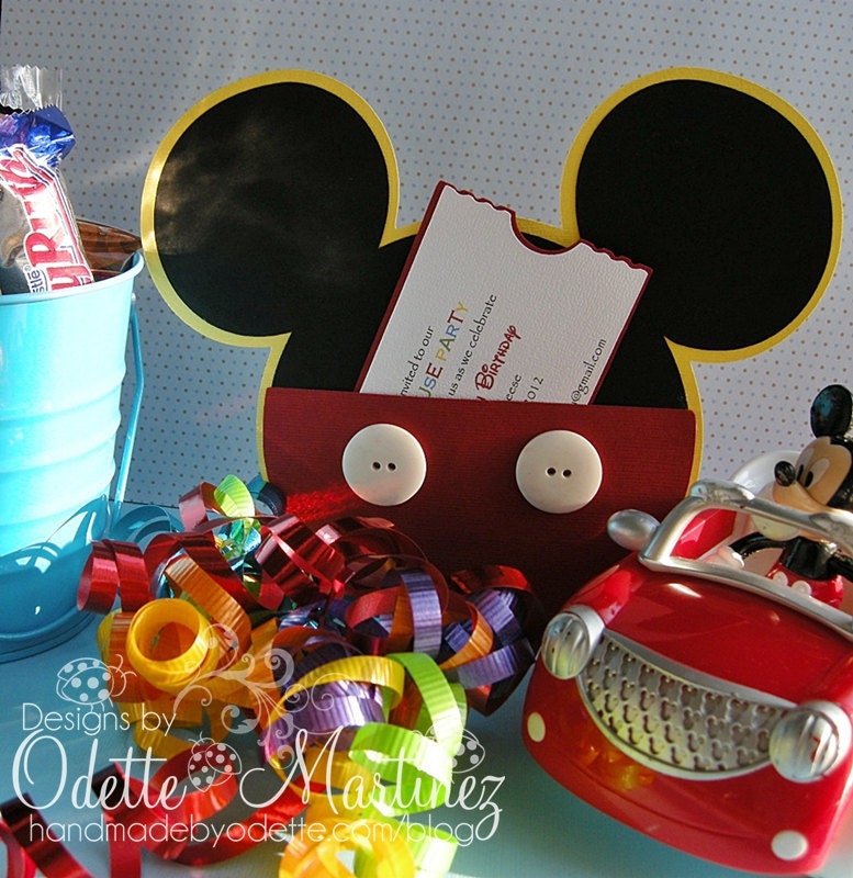 Mickey Mouse Invitations