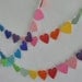 Paper Garland - Rainbow Hearts