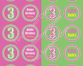 DIY digital cupcake toppers - Princess Tiara Theme
