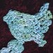 Bluebird of Happiness Hand-Crocheted Bookmark