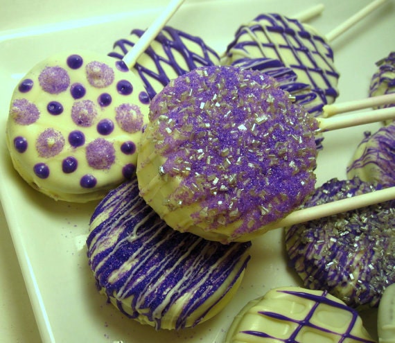 Oreo Cookie Pops - 24 Color Me Purple - Assorted Styles