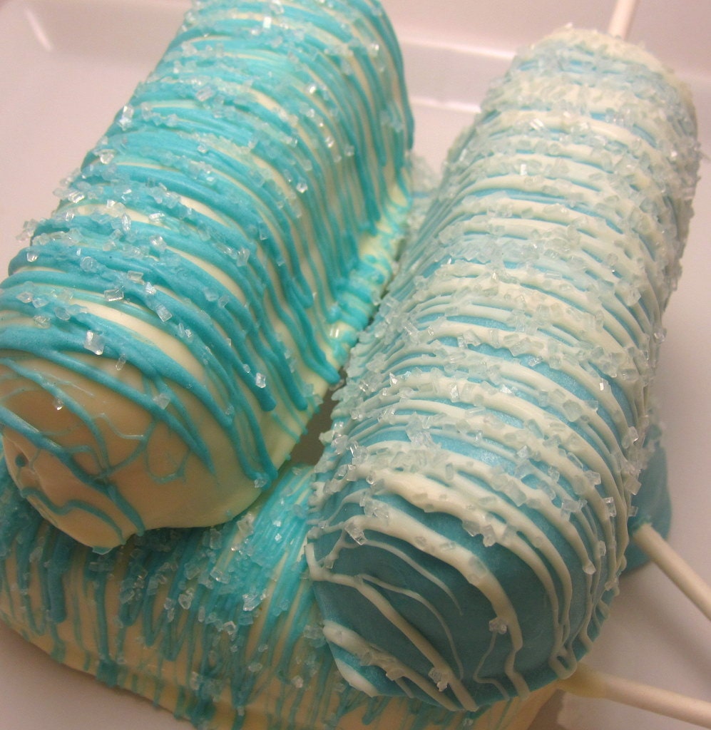 Tiffany Blue and White Chocolate Covered Twinkies-4
