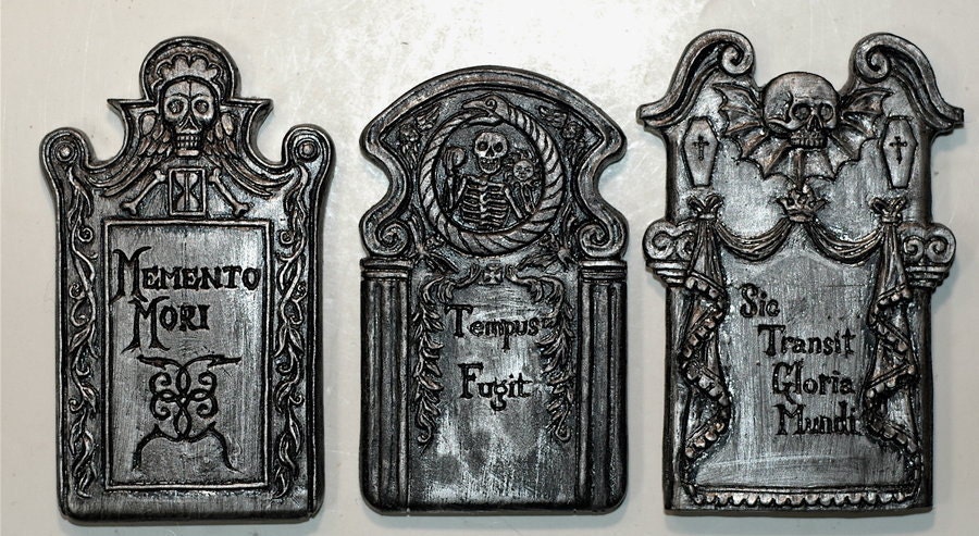 Tombstone Magnets, set of 3