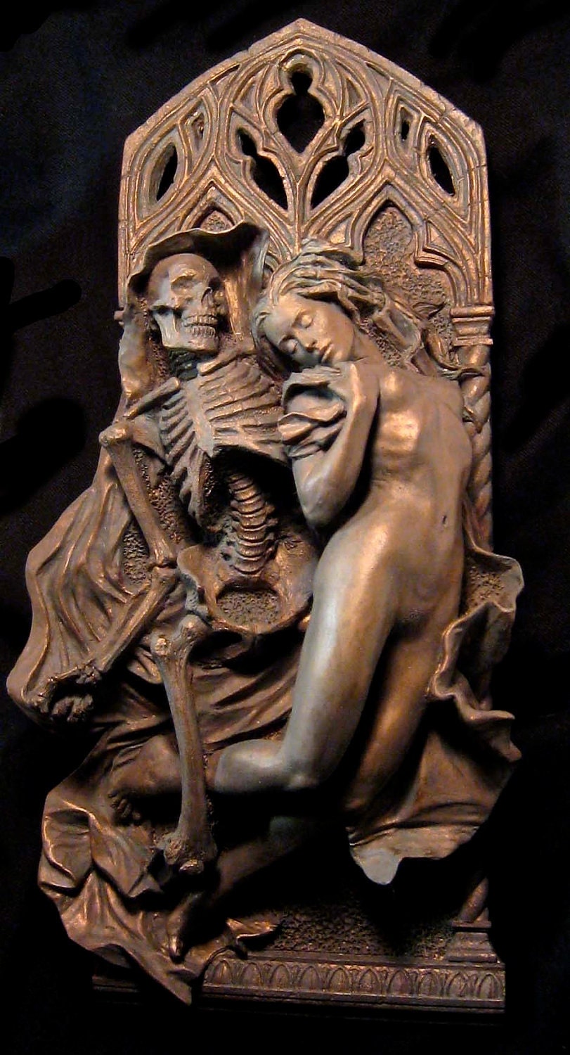 Death and the Maiden wall plaque