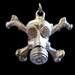 Gasmask Death's Head Pendant