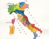 Itay's Wine Regions-Vibrant Archival Print