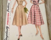 1950s Dress Pattern Simplicity 4260 Bust 38 Size 20