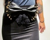 Spiked Bow Belt