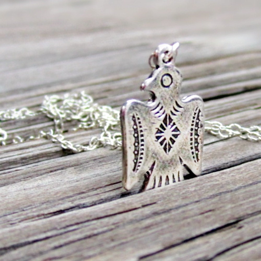 Thunderbird Necklace - Sterling Silver - Native American Jewelry